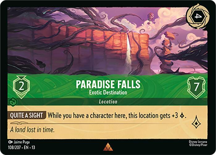 Paradise Falls - Exotic Destination, Attack of the Vine! 108/204