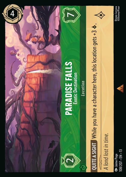 Paradise Falls - Exotic Destination, Attack of the Vine! 108/204