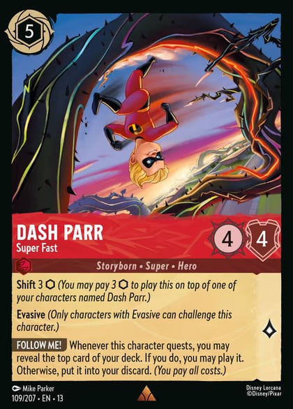 Dash Parr - Super Fast, Attack of the Vine! 109/204