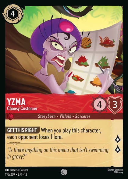 Yzma - Choosy Customer (Foil), Attack of the Vine! 110/204