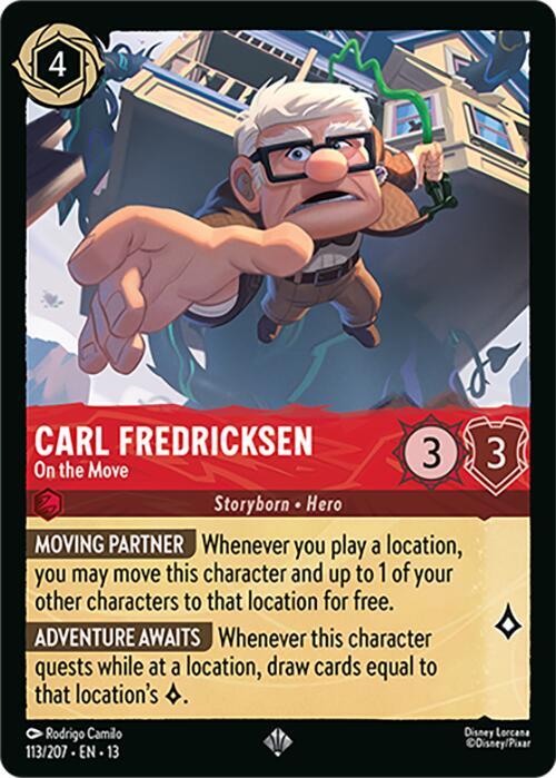 Carl Fredricksen - On the Move, Attack of the Vine! 113/204