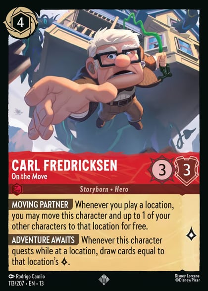 Carl Fredricksen - On the Move, Attack of the Vine! 113/204