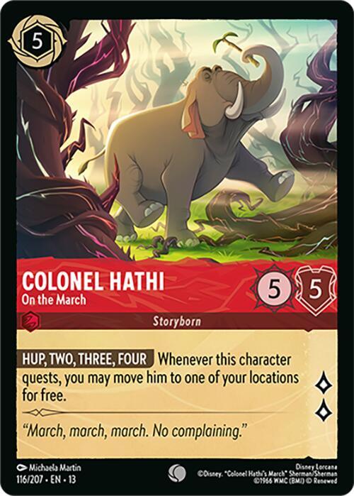 Colonel Hathi - On the March, Attack of the Vine! 116/204