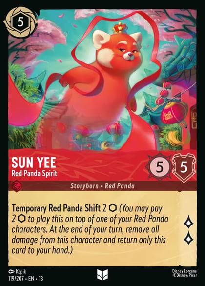 Sun Yee - Red Panda Spirit, Attack of the Vine! 119/204