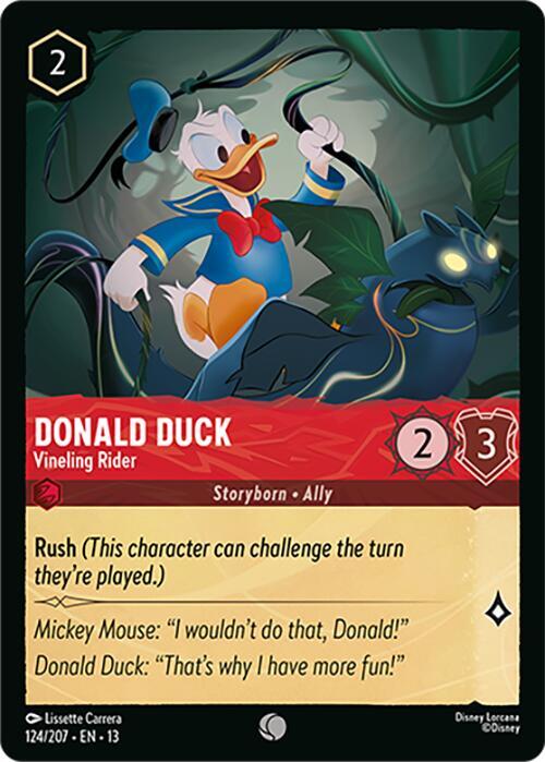 Donald Duck - Vineling Rider, Attack of the Vine! 124/204