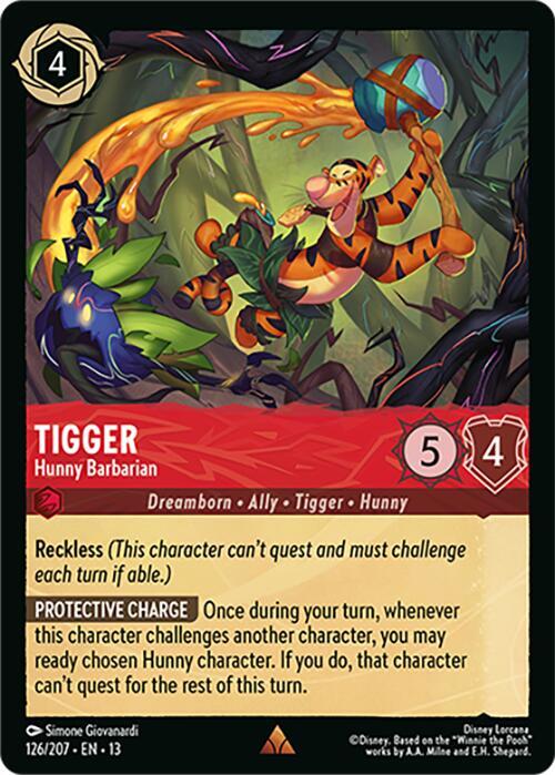 Tigger - Hunny Barbarian, Attack of the Vine! 126/204