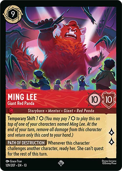 Ming Lee - Giant Red Panda, Attack of the Vine! 129/204