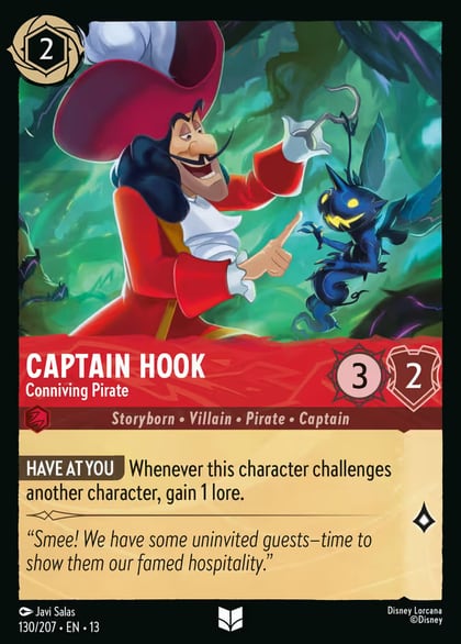 Captain Hook - Conniving Pirate, Attack of the Vine! 130/204