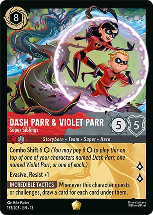 Dash Parr & Violet Parr - Super Siblings, Attack of the Vine! 133/204