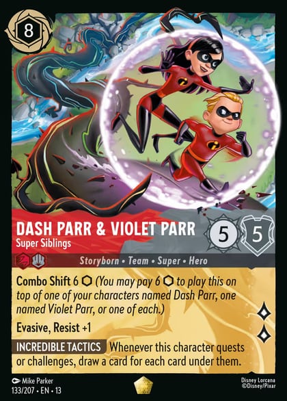 Dash Parr & Violet Parr - Super Siblings, Attack of the Vine! 133/204