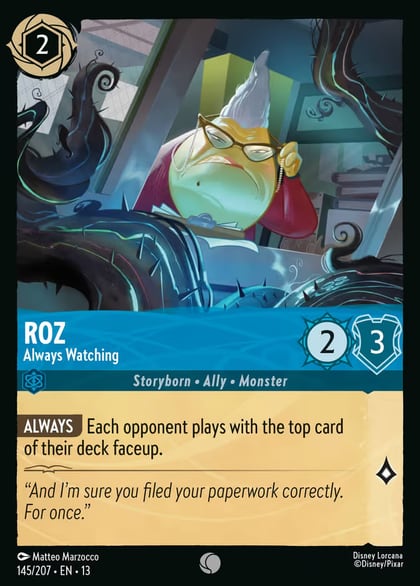 Roz - Always Watching, Attack of the Vine! 145/204