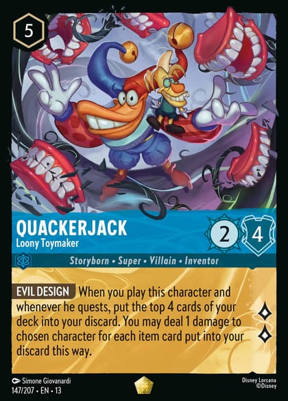 Quackerjack - Loony Toymaker, Attack of the Vine! 147/204