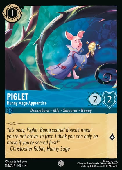 Piglet - Hunny Mage Apprentice, Attack of the Vine! 154/204