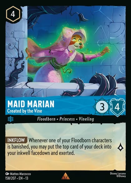 Maid Marian - Created by the Vine (Foil), Attack of the Vine! 158/204
