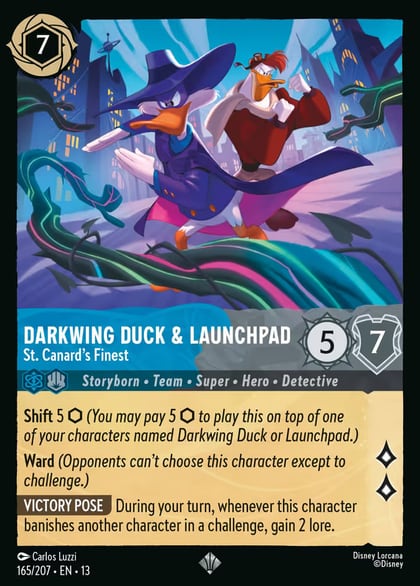 Darkwing Duck & Launchpad - St. Canard's Finest, Attack of the Vine! 165/204