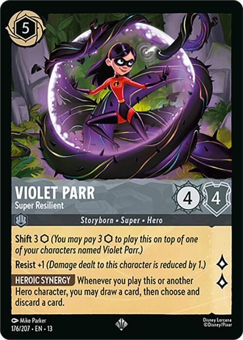 Violet Parr - Super Resilient, Attack of the Vine! 176/204