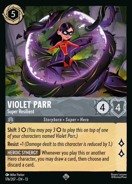 Violet Parr - Super Resilient, Attack of the Vine! 176/204