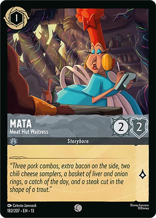Mata - Meat Hut Waitress, Attack of the Vine! 182/204
