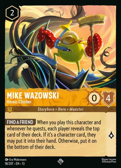 Mike Wazowski - Heroic Climber, Attack of the Vine! 18/204