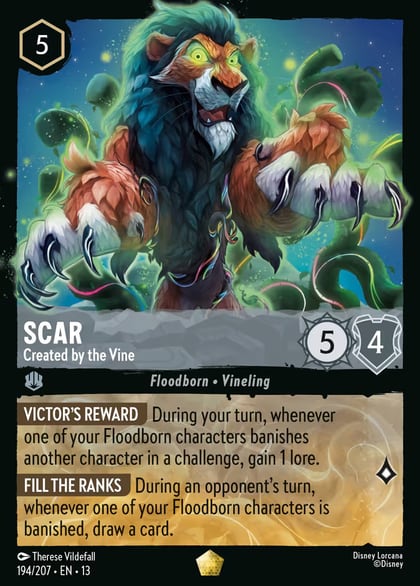 Scar - Created by the Vine, Attack of the Vine! 194/204
