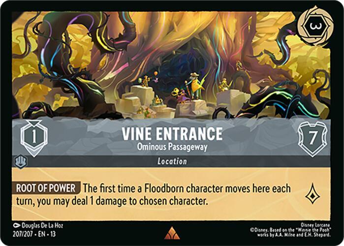 Vine Entrance - Ominous Passageway, Attack of the Vine! 207/204