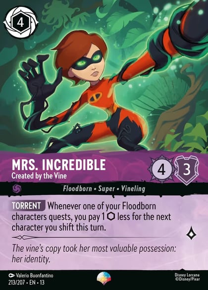 Mrs. Incredible - Created by the Vine (Epic), Attack of the Vine! 213/204