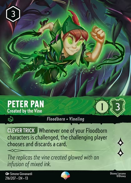 Peter Pan - Created by the Vine (Epic), Attack of the Vine! 216/204