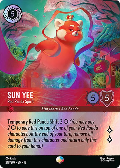 Sun Yee - Red Panda Spirit (Epic), Attack of the Vine! 218/204