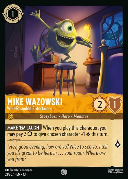 Mike Wazowski - Well-Rounded Entertainer, Attack of the Vine! 21/207