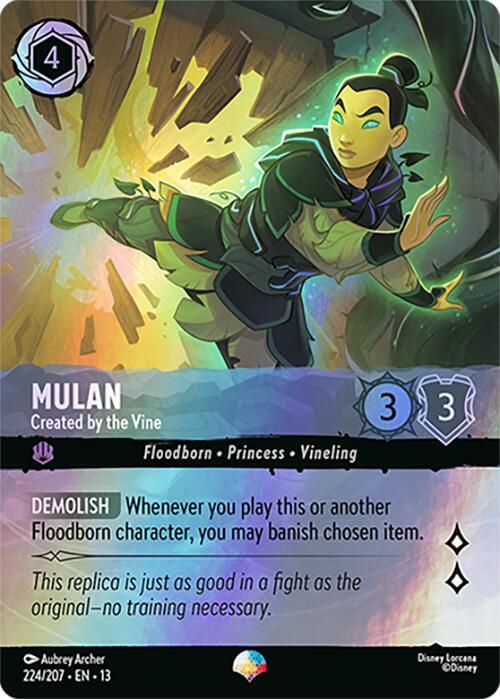 Mulan - Created by the Vine (Epic), Attack of the Vine! 224/204