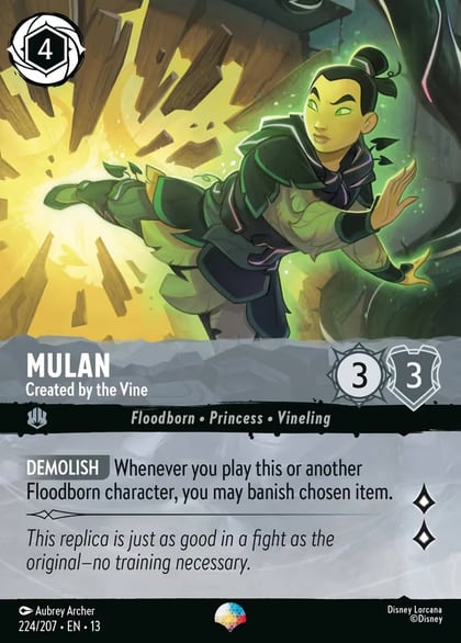 Mulan - Created by the Vine (Epic), Attack of the Vine! 224/204