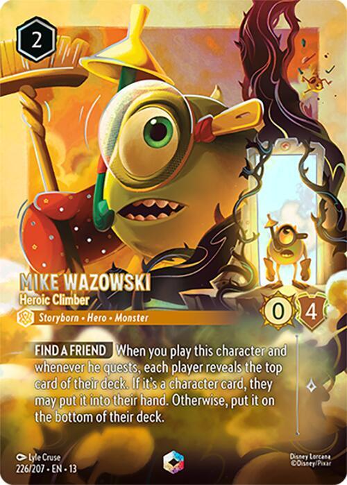 Mike Wazowski - Heroic Climber (Enchanted), Attack of the Vine! 226/204