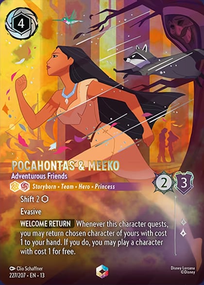 Pocahontas & Meeko - Adventurous Friends (Enchanted), Attack of the Vine! 227/204