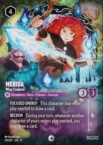 Merida - Wisp Conjurer (Enchanted), Attack of the Vine! 231/204