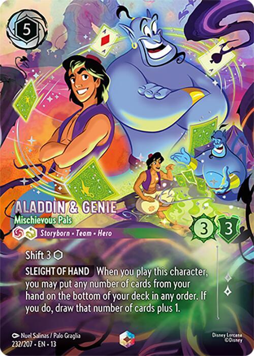 Aladdin & Genie - Mischievous Pals (Enchanted), Attack of the Vine! 232/204
