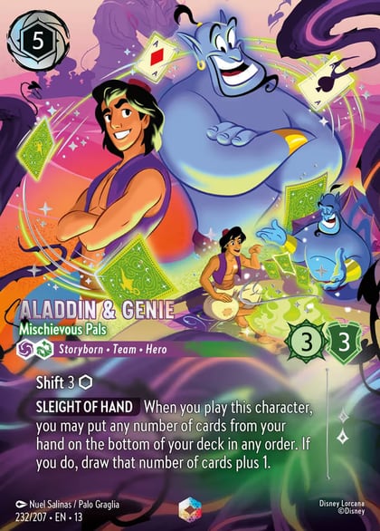 Aladdin & Genie - Mischievous Pals (Enchanted), Attack of the Vine! 232/204