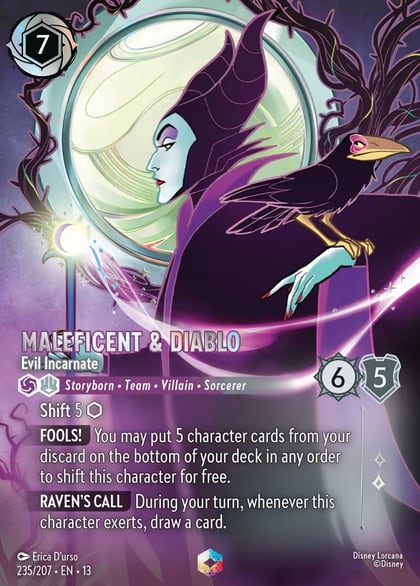Maleficent & Diablo - Evil Incarnate (Enchanted), Attack of the Vine! 235/204
