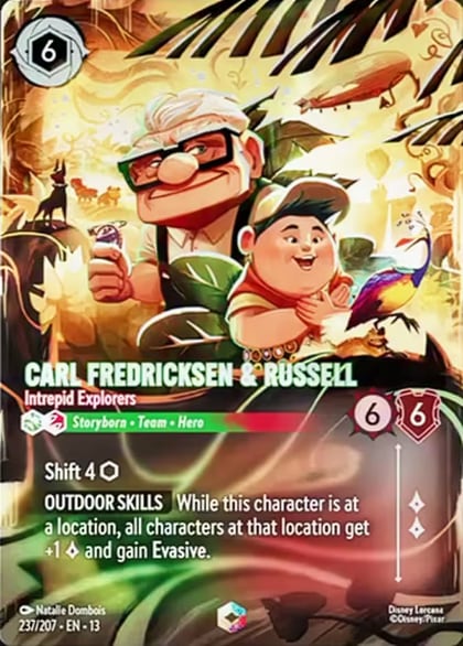 Carl Fredricksen & Russell - Intrepid Explorers (Enchanted), Attack of the Vine! 237/204