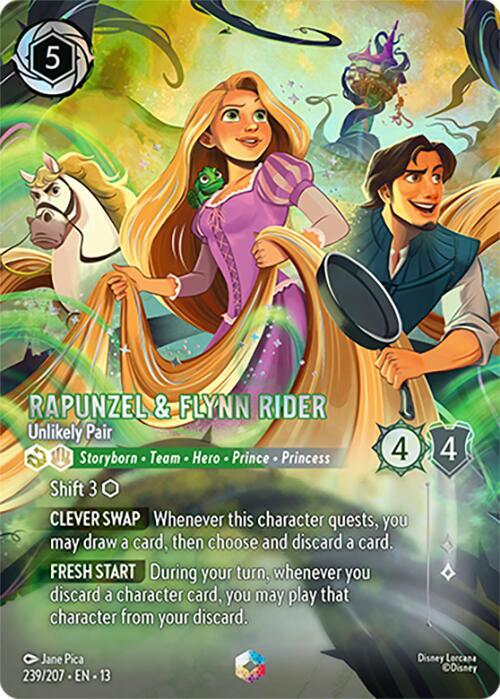 Rapunzel & Flynn Rider - Unlikely Pair (Enchanted), Attack of the Vine! 239/204