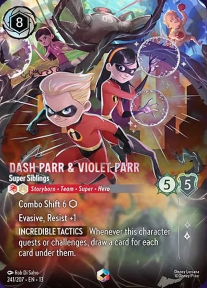 Dash Parr & Violet Parr - Super Siblings (Enchanted), Attack of the Vine! 241/204