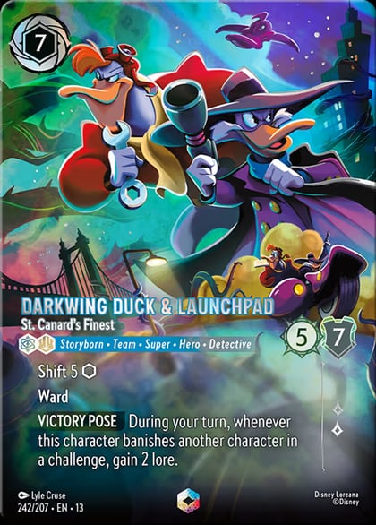 Darkwing Duck & Launchpad - St. Canard's Finest (Enchanted), Attack of the Vine! 242/204