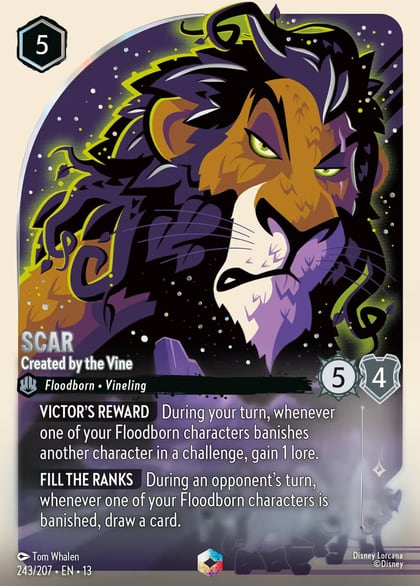 Scar - Created by the Vine (Enchanted), Attack of the Vine! 243/204