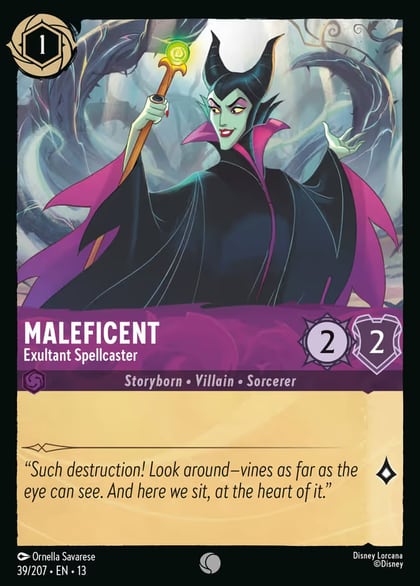 Maleficent - Exultant Spellcaster, Attack of the Vine! 39/204