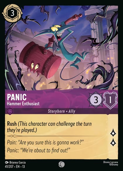 Panic - Hammer Enthusiast, Attack of the Vine! 41/204