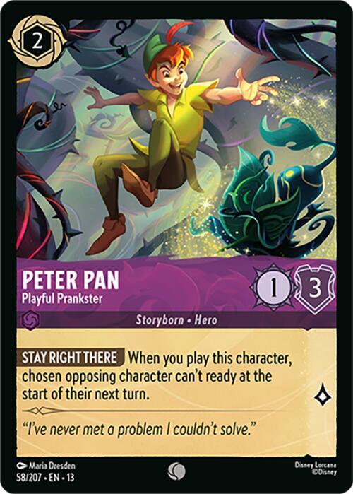 Peter Pan - Playful Prankster, Attack of the Vine! 58/204