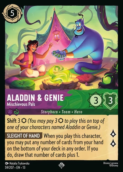 Aladdin & Genie - Mischievous Pals, Attack of the Vine! 59/204
