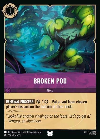 Broken Pod, Attack of the Vine! 70/204