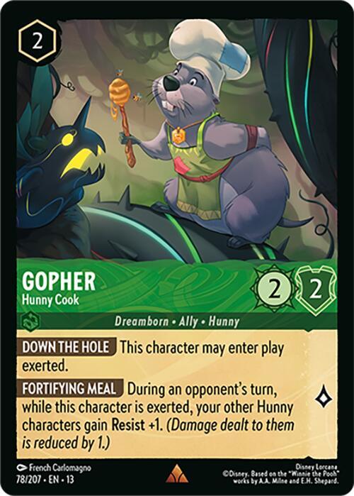 Gopher - Hunny Cook, Attack of the Vine! 78/204