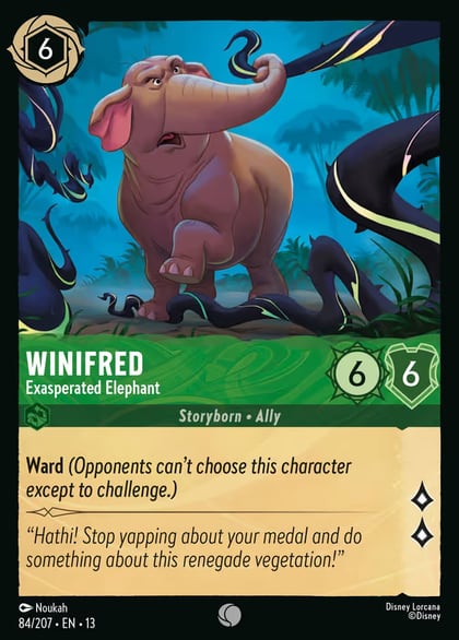 Winifred - Exasperated Elephant, Attack of the Vine! 84/204