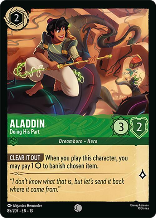Aladdin - Doing His Part, Attack of the Vine! 85/204